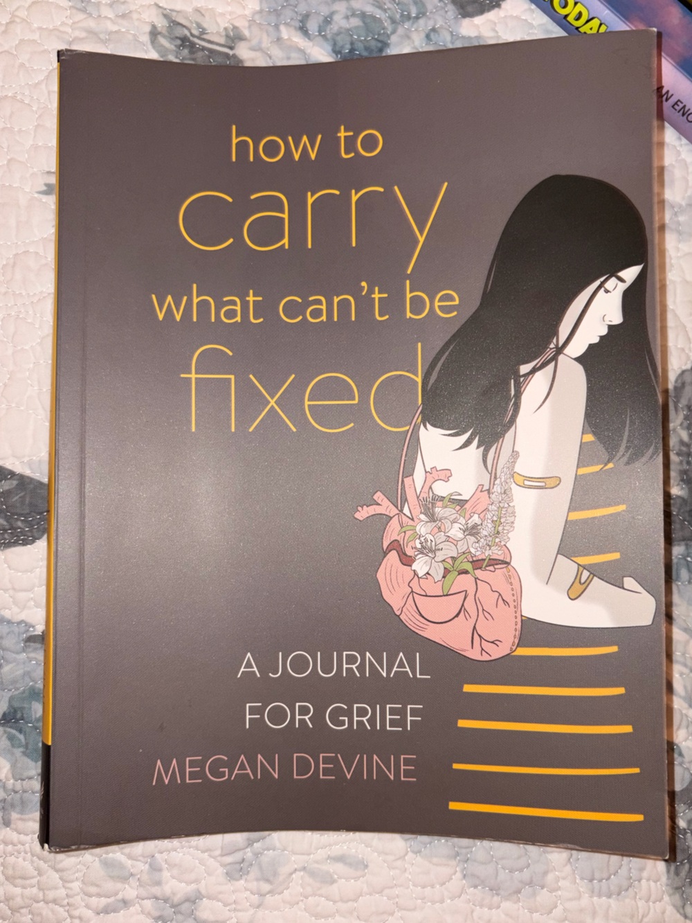 *BRAND NEW*‘How to Carry What Can't Be Fixed:A Journal for Grief’by Megan Devine